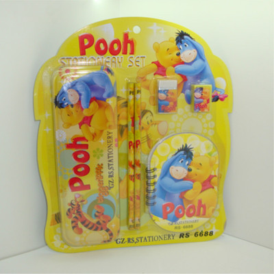 【批發供應筆盒套裝kt文具套裝迪士尼文具盒吸卡組合套裝廠家直銷】價格,廠家,圖片,文具套裝,陳新文(個體經營)-