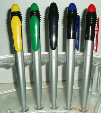 【【圖】創(chuàng)意廣告促銷禮品筆 塑料彈簧型冒頭設(shè)計(jì)】價格,廠家,圖片,圓珠筆、原子筆,桐廬正旺文具-